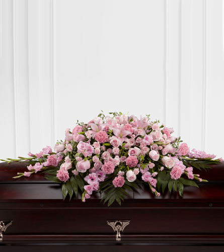 Sweetly Rest Casket Spray