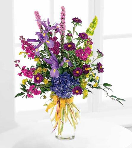 Graceful Purples Arrangement by Teleflora